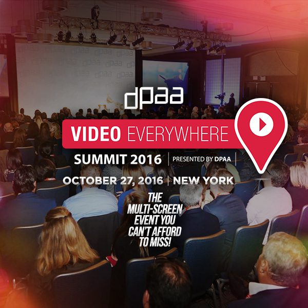 DPAA’s 9th Annual Video Everywhere Summit Announced for Thursday, October 27