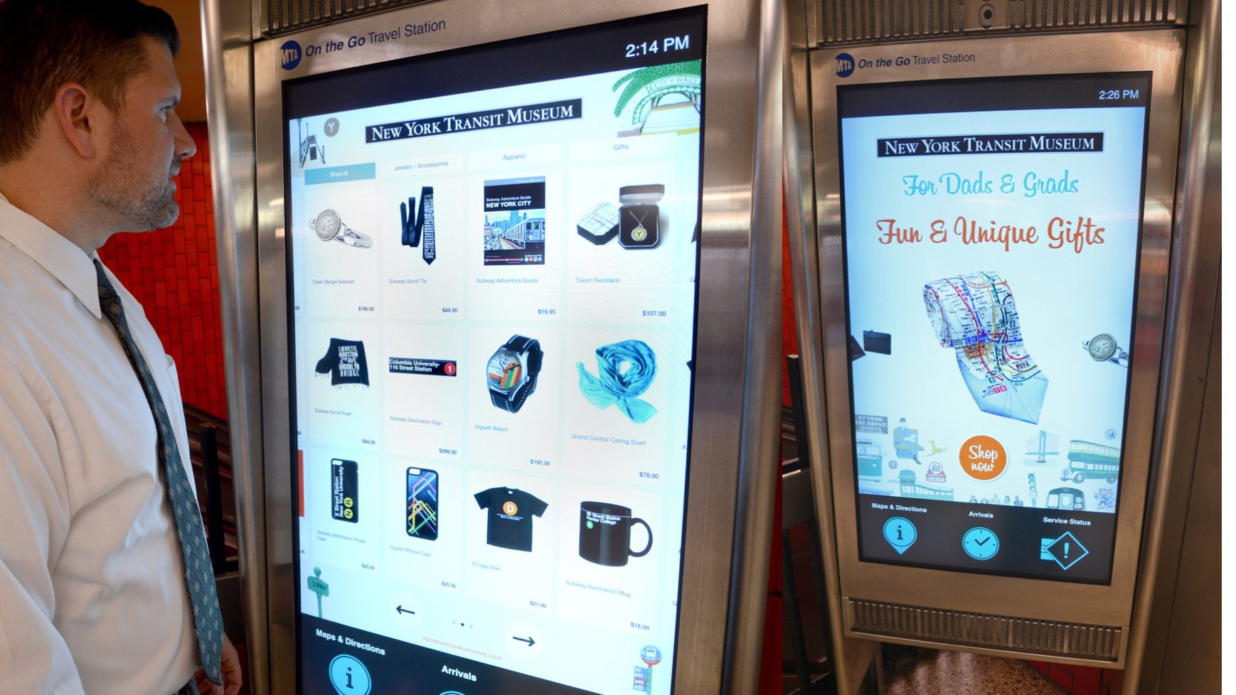 ON THE GO OFFERS E-TAIL SHOPPING EXPERIENCE FOR   “DADS & GRADS” THROUGHOUT THE NYC SUBWAY SYSTEM