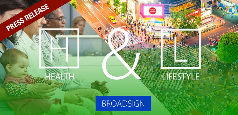 BroadSign Announces New  Programmatic ‘Health and Lifestyle’  Digital Out-of-Home Audience Package