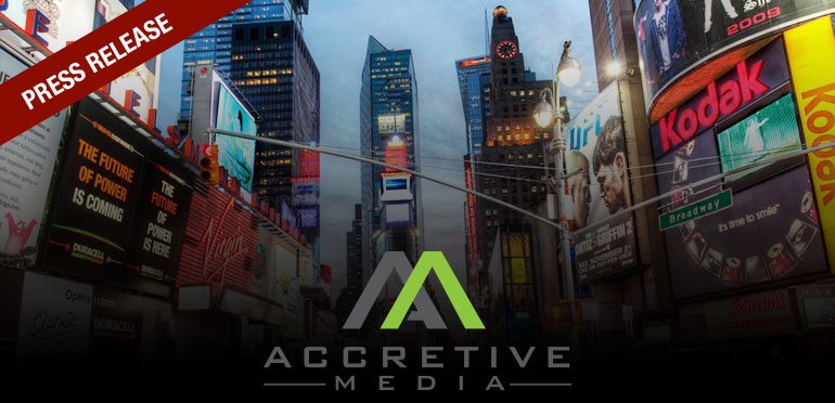 Accretive Media, a New Cutting Edge Programmatic DOOH Ad Platform, Joins DPAA