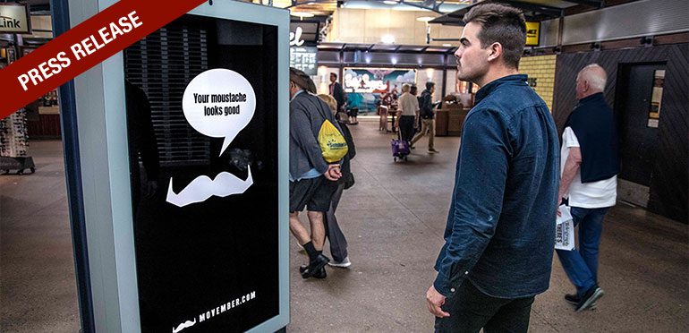 The Movember Foundation and Quividi Run the First Facial-Hair Reactive DOOH Campaign