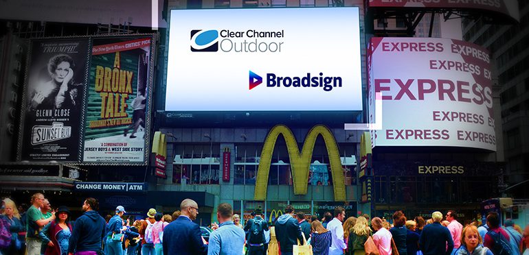 Clear Channel Outdoor, Broadsign Partnership Expands Access to U.S. Programmatic Digital Out-of-Home Inventory